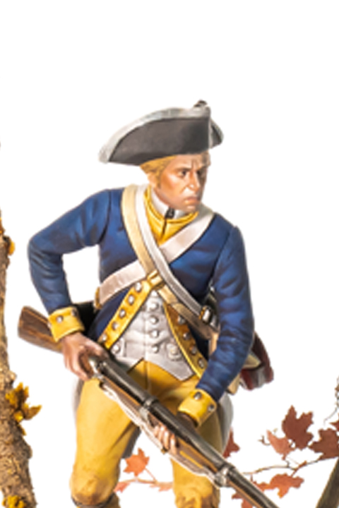 Soldado Revolucionario Americano de Infantería, 1780