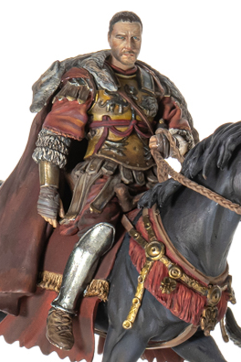 General Romano a caballo 180 D.C.