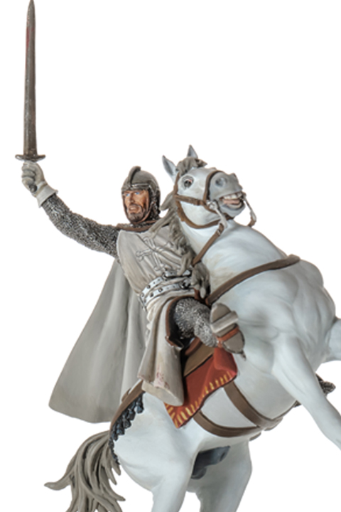 El Cid on horseback