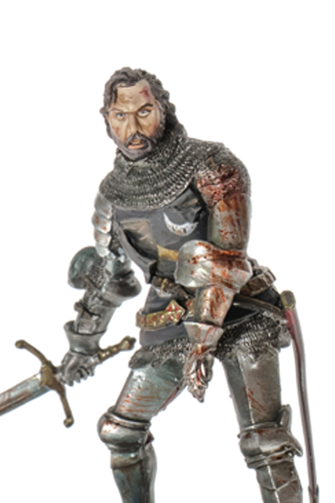 Caballero herido en Combate, Agincourt,1415