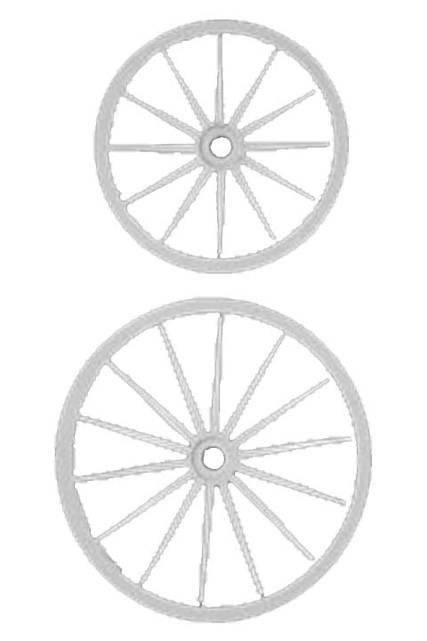 Western stagecoach wheel