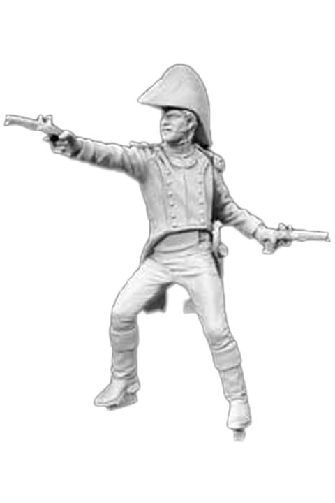 Oficial Francés Disparando (1815)