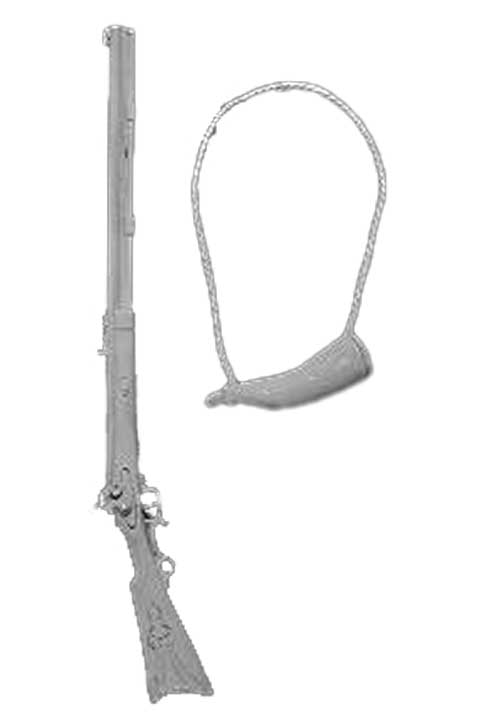 Hawken Rifle and Powder Horn