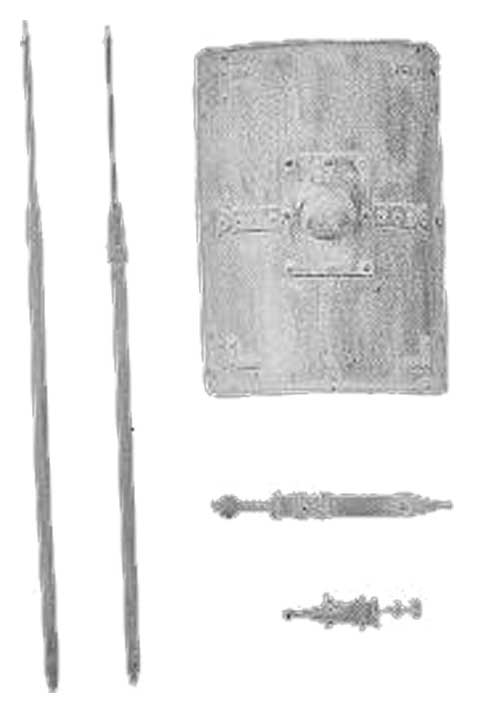 Armas infantería romana