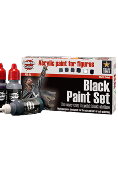 Black Paint Set