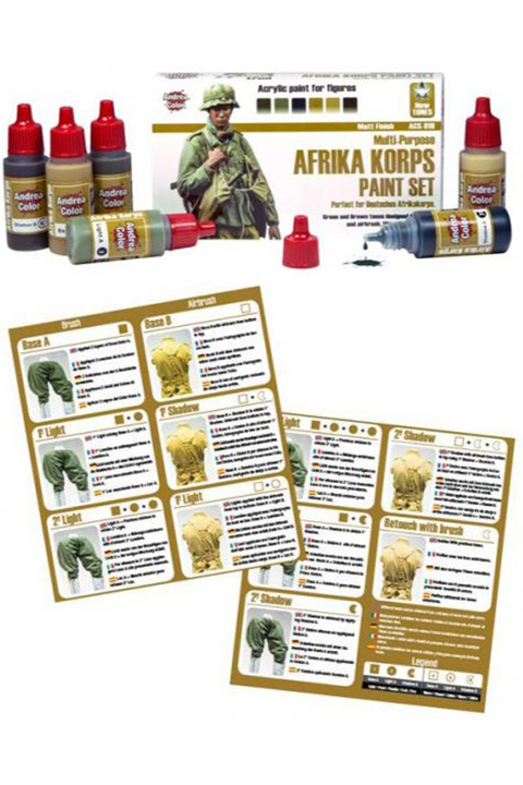 Africa Korps Paint Set