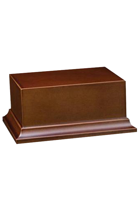 Peana de madera marrón, 100x80x50mm