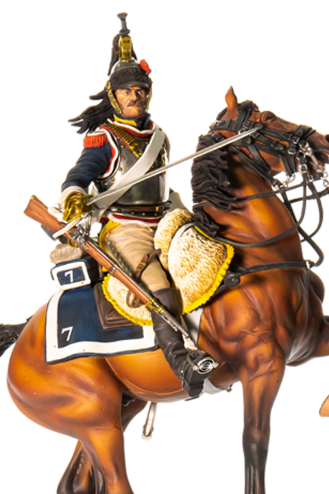 French Cuirassier on horseback (1812)