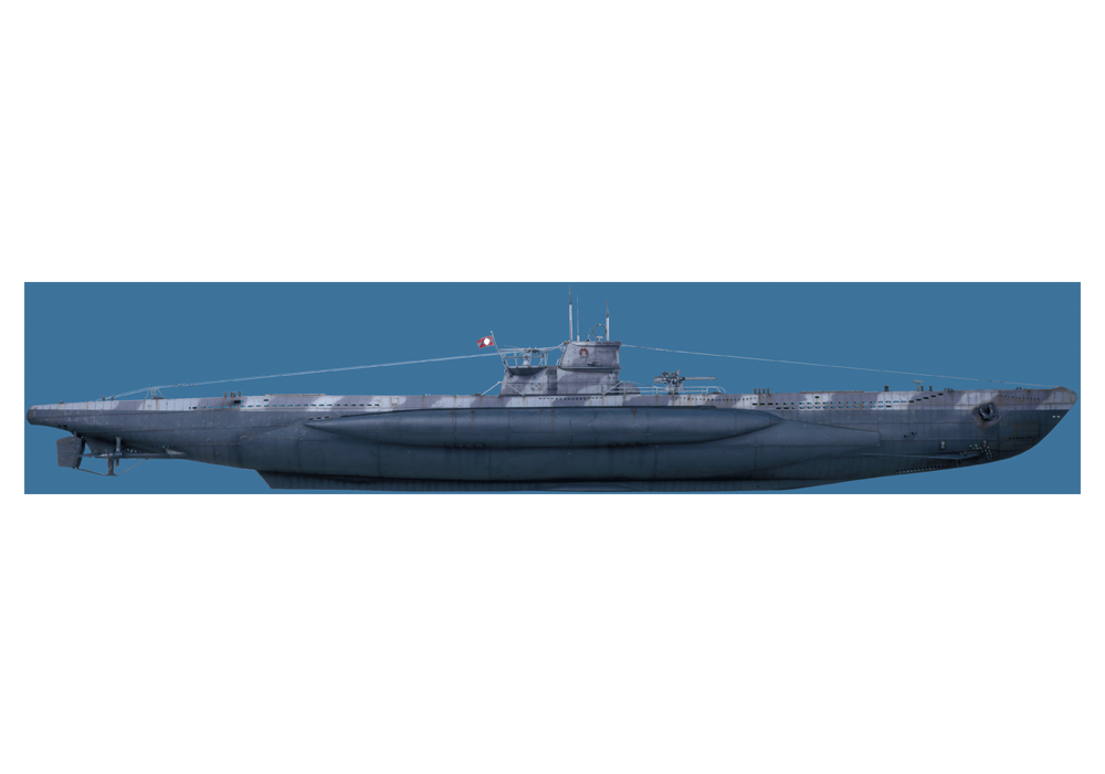 U-Boat VII C (Complete hull)