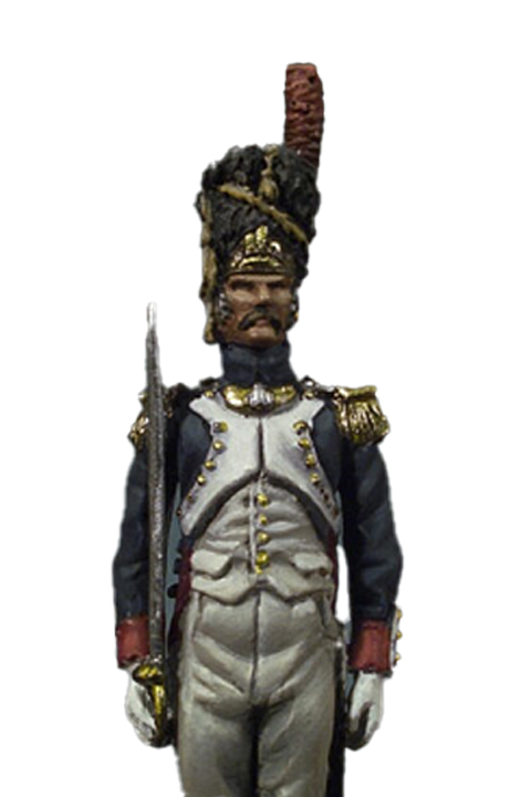 Guard Grenadier ,Officier, 1810. At Attention. <b>(1 UNIT)</b>