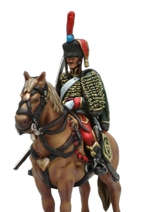 Hussar Troops on Horseback