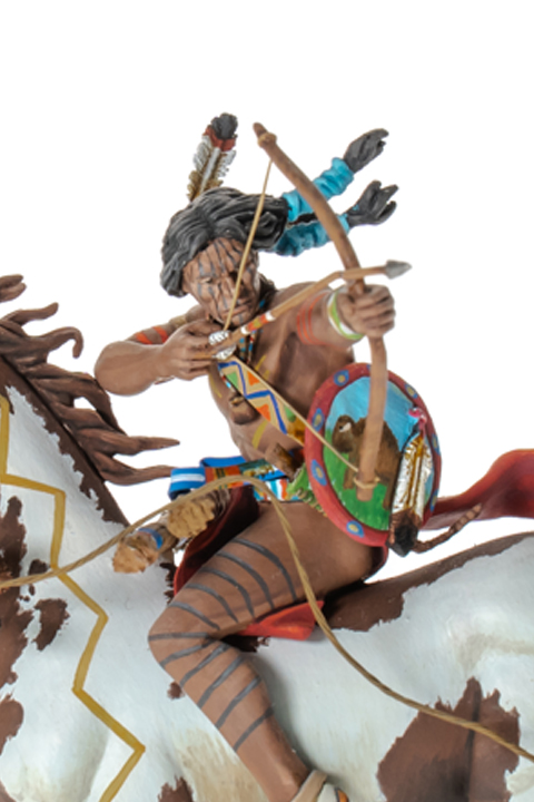 Guerrero Sioux con arco